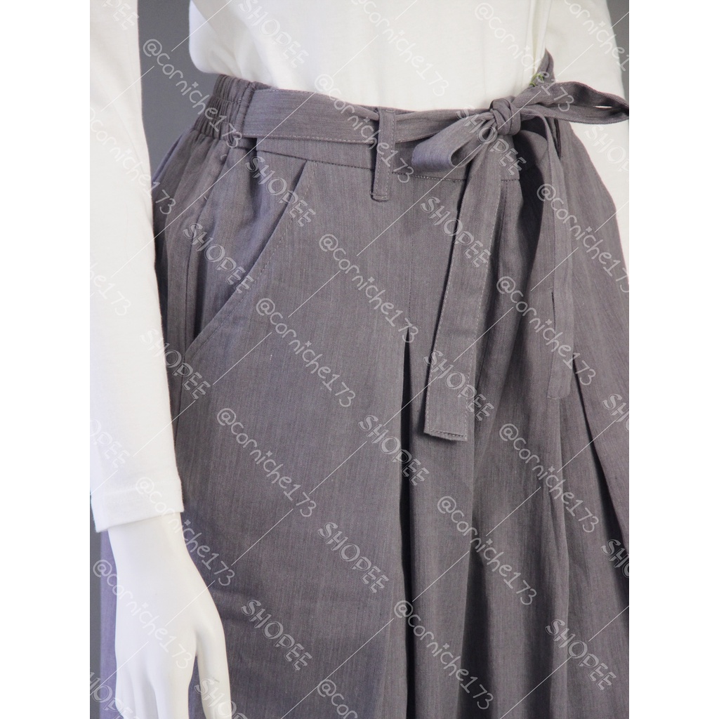 Corniche Flare Pants Grey - TH90169