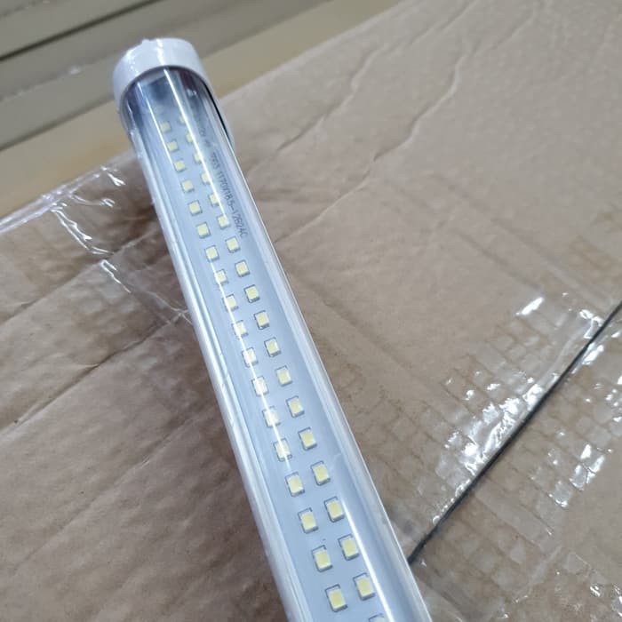 LAMPU T8 T 8 2JALUR 2 JALUR 18W 18WATT 18 W WATT KACA BENING 120CM 120 CM