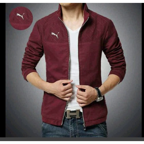 Jaket Pria PUMA Maroon cqljnz