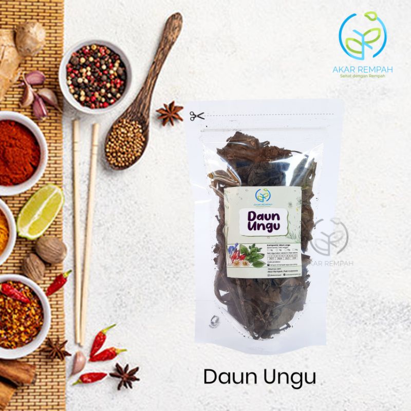 

Daun Ungu Kering / Daun Wungu Kering / Herbal Ambeien / isikeranjangmu akarrempah