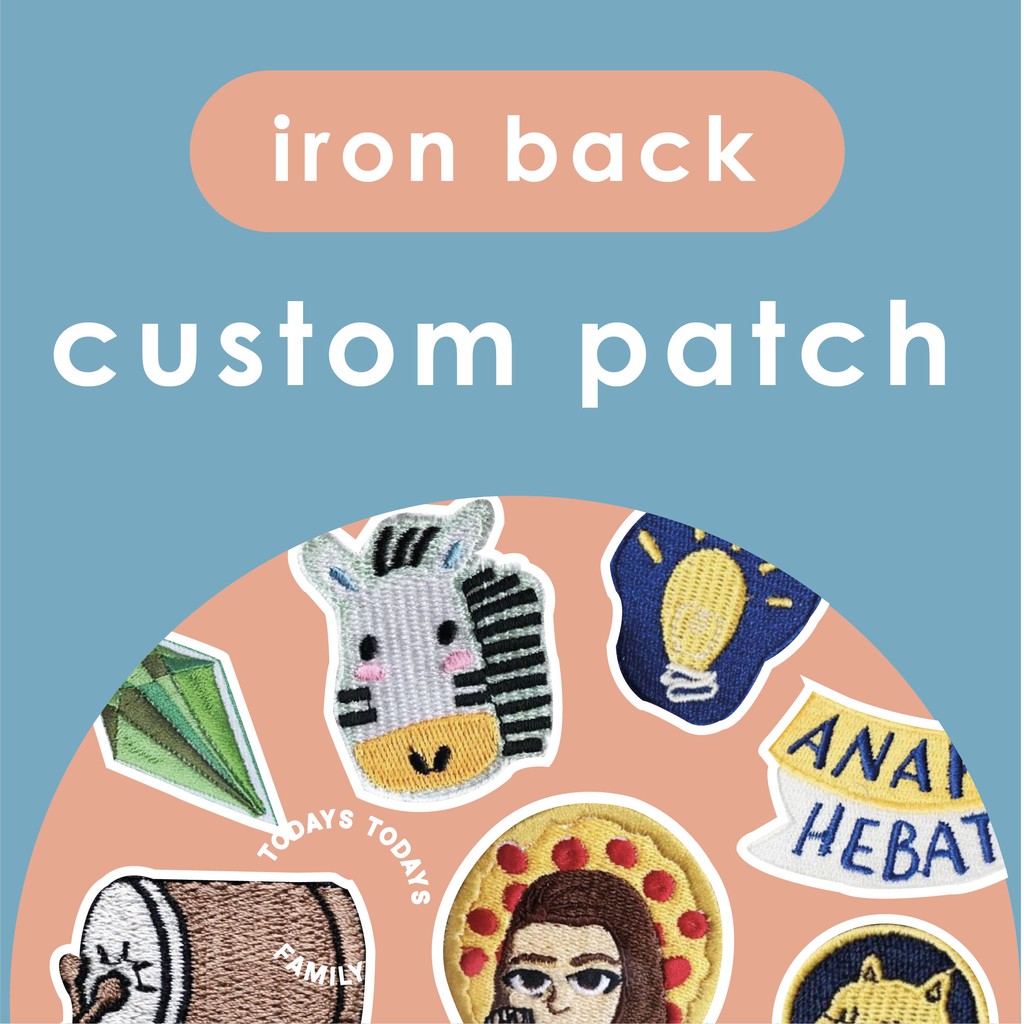 Tambahan lem iron | custom patch bordir