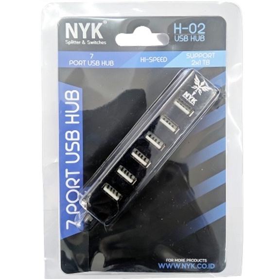 USB HUB 7 Port NYK H-02 HITAM