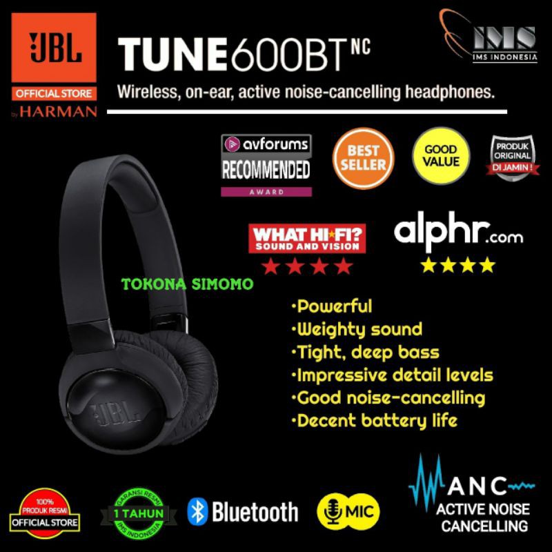 Jbl Tune 600btnc Tune 600 Btnc Tune600btnc T600btnc Original Shopee Indonesia