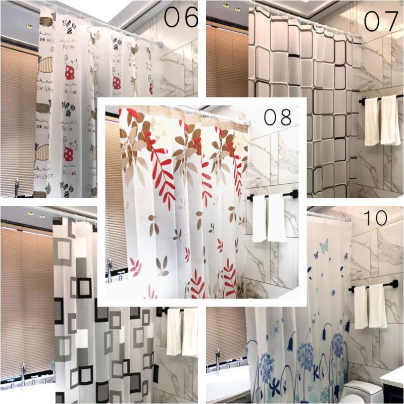 TIRAI KAMAR MANDI WATERPROOF Bahan tebal