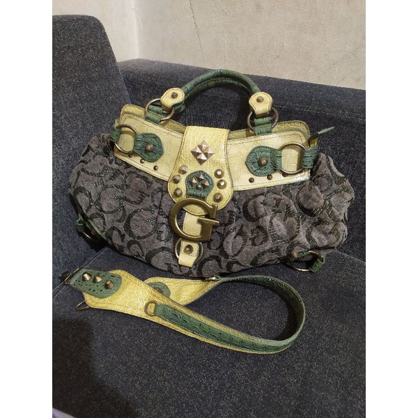 Preloved Tas Guess kulit Croco