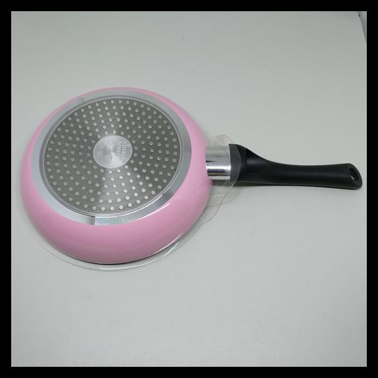 Kitchen House Cyprus Fry Pan Pink Induction Teflon Induksi 20Cm 20 Cm