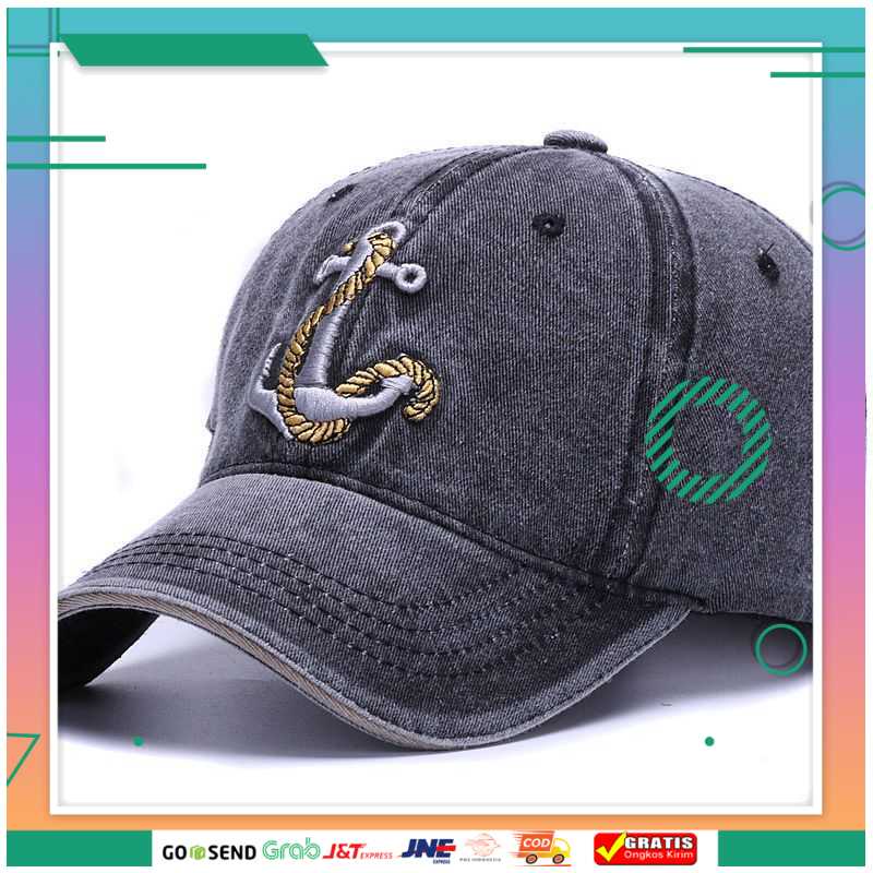 (BISA COD) FTIHSHP Topi Baseball Cap Hat 3D Embroidery - SU-SBC5006