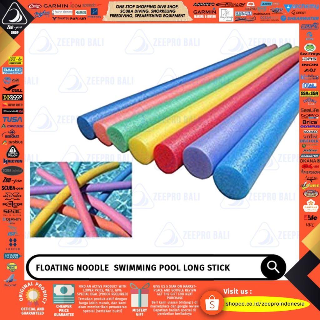 Jual Swimming Pool Floating Noodle Water Long Stick Float Pelampung ...