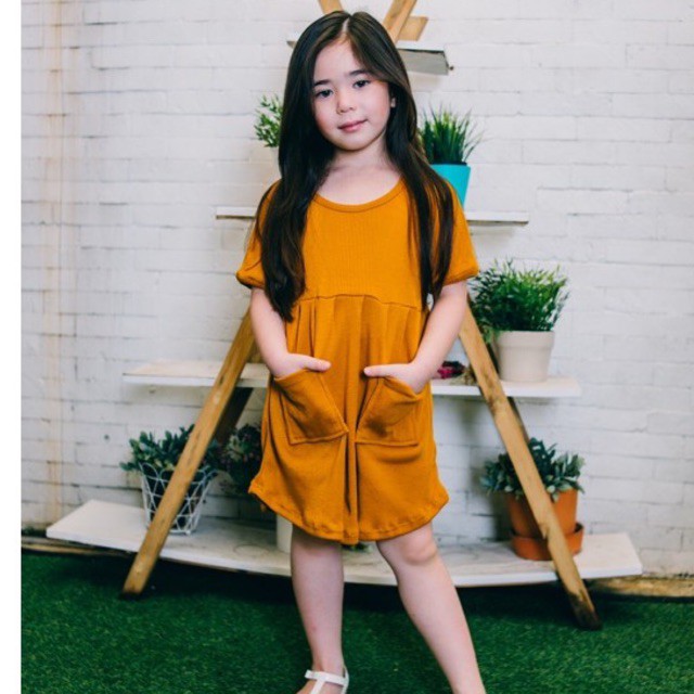 Cameelbaby Dress Berlengan