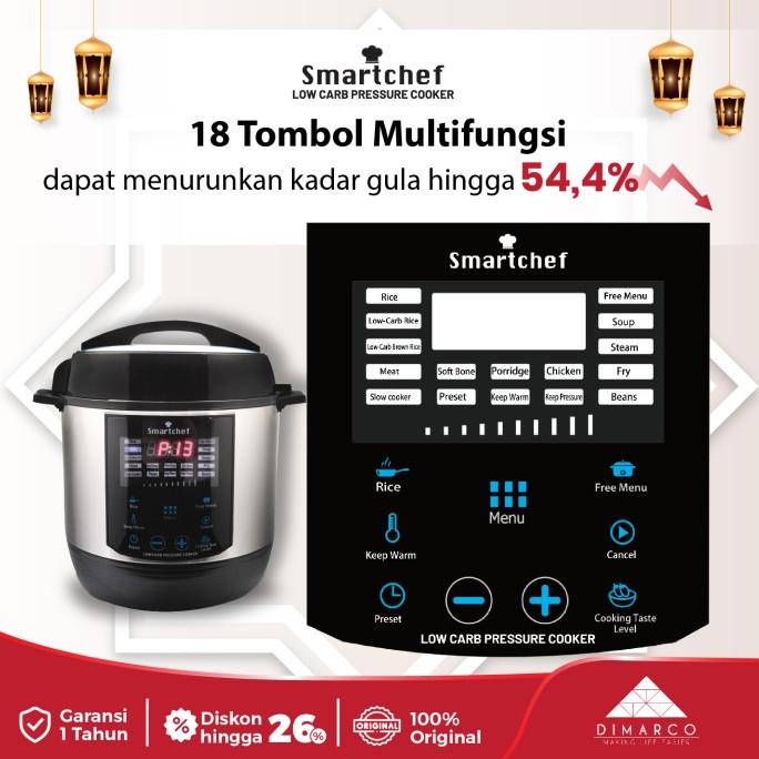 Smart Chef low carbo Rice cooker presto listrik multicooker low sugar