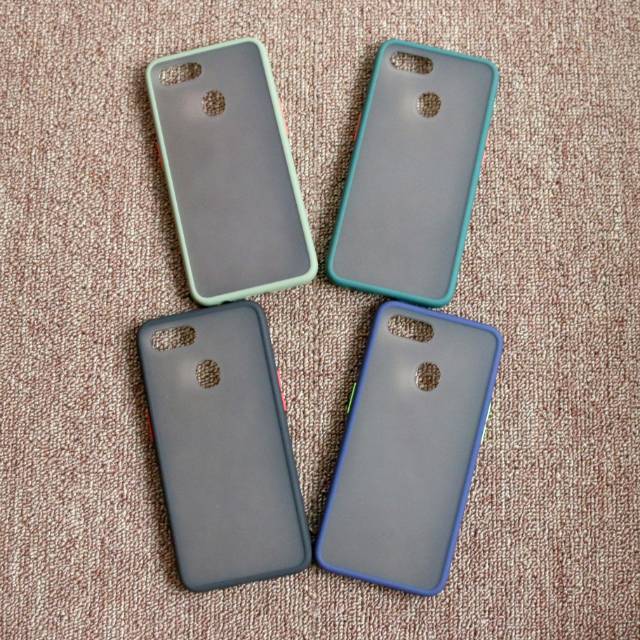 0394 VVV CASE OPPO F9 Pro A7 A5s A3s A12 A11K casing hp bumper acrylic doff polos fuse softcase