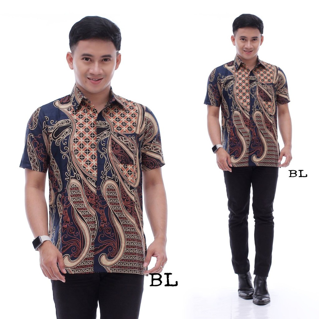 Maura Couple - Sania Ruffle Batik Couple Ori Ndoro Jowi DNT Garansi Termurah Shopee MERAK-BAJU NATAL-MOTIF 2 PRIA