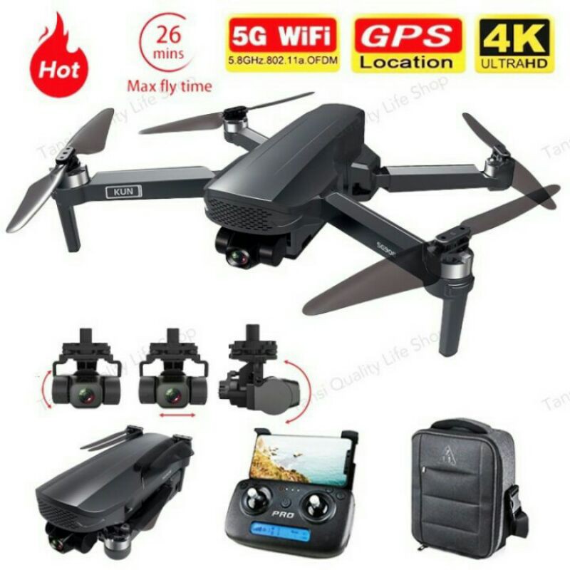 Drone ZLL SG908 GPS 3 axis gimbal Eis