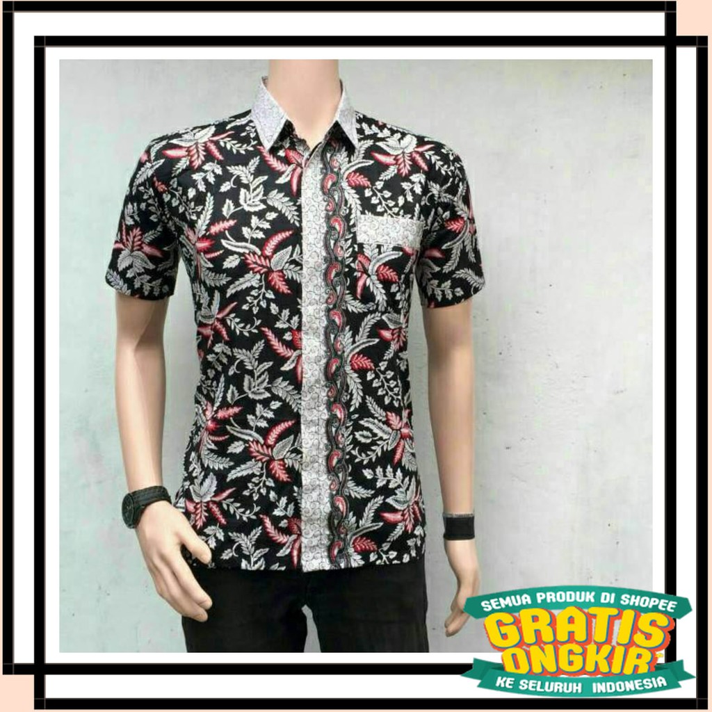 MOTIF TERBARU MODEL KOREA BATIK KEKINIAN SEMARANG / kemeja batik