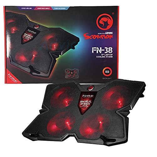 MARVO SCORPION FN38 COOLINGPAD FOR GAMING 4 FAN WITH USB HUB