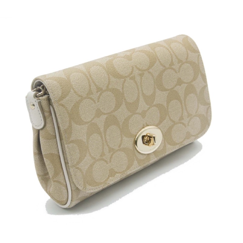 Coach Mini Ruby Crossbody In Signature Canvas - Chalk (34615)