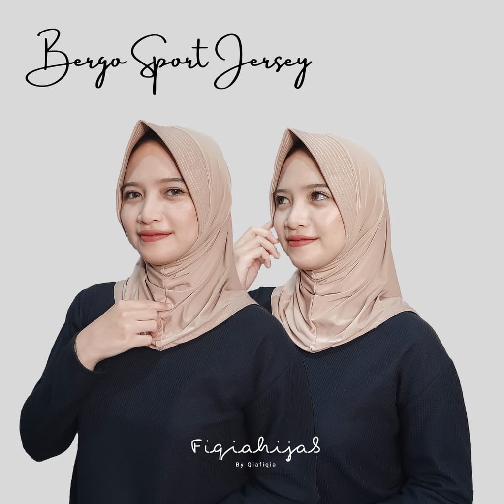 Bergo sport jersey | Jilbab Sport Jersey | Bergo sporty pet