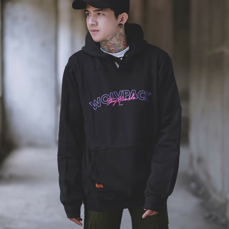 WOLPACK Hoodie Premium Sweater Pria Distro Wolv High Quality