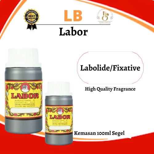 BIBIT PARFUM MURNI LABOLIDE-FIXATIVE // LABOR 100ML SEGEL