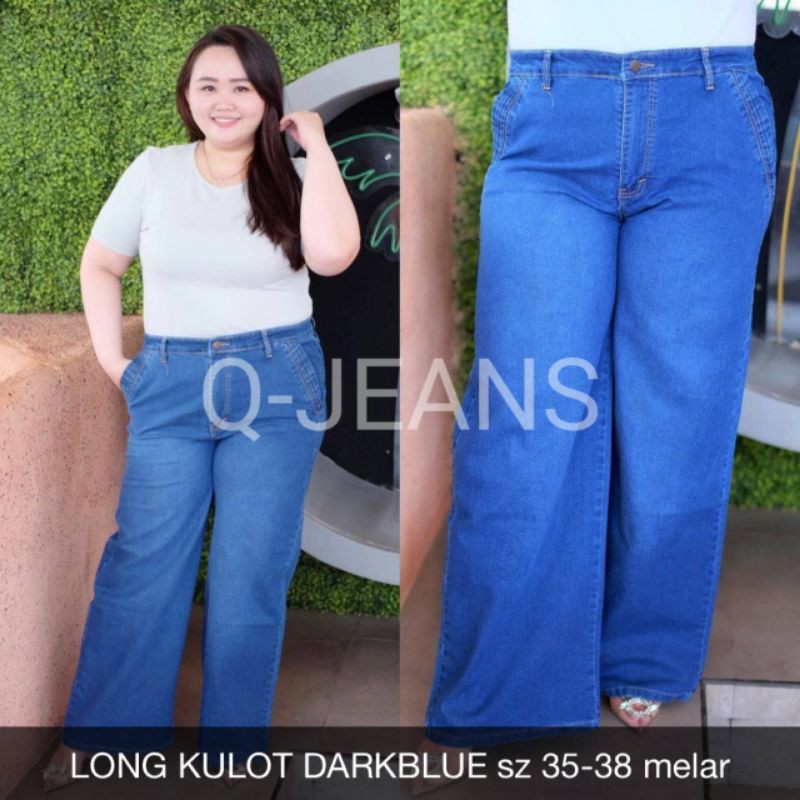 CELANA JEANS WANITA LONG KULOT SUPERBIG