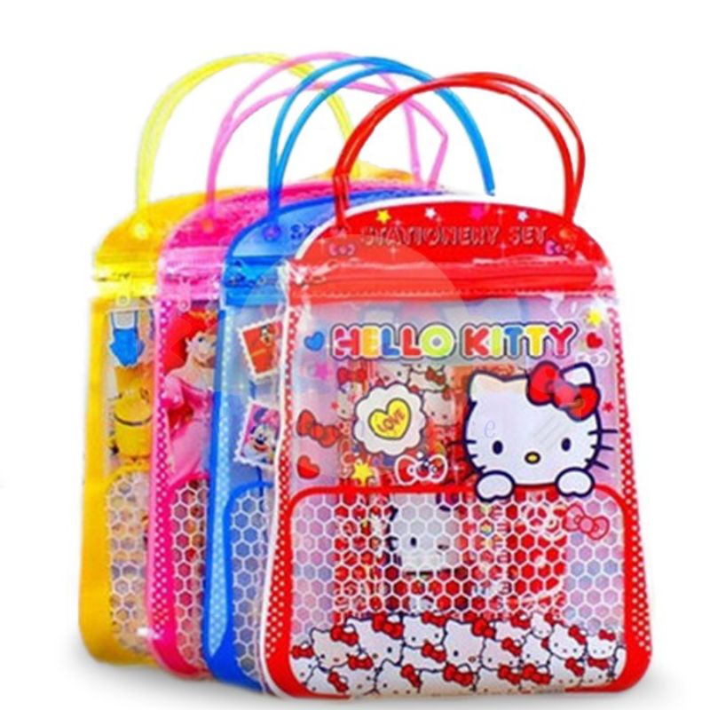 

FREE BAG PAKET SET STATIONERY ALAT TULIS ANAK SOUVENIR HADIAH ULTAH ANAK PEREMPUAN LAKI BALITA