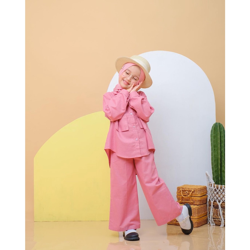 Promo HAURA BAJU SETELAN ANAK SETCEL ONESET Elegan