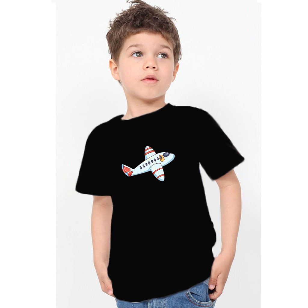 YOURSTYLE1119 - KAOS AIRPLANE / KAOS ANAK PESAWAT  / KAOS ANAK /KAOS ANAK KATUN 24S