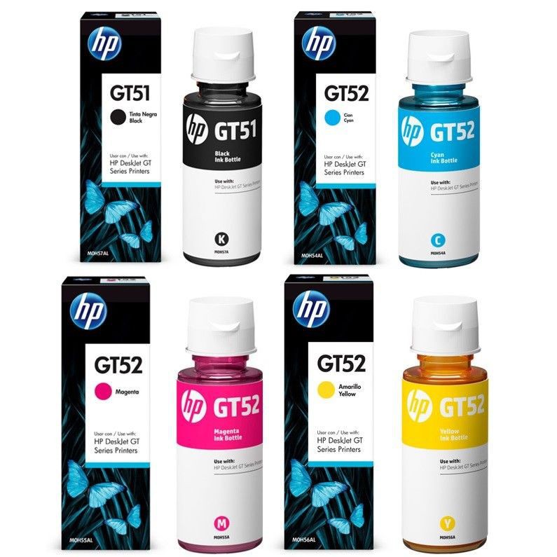 Tinta HP GT52 Color GT53 Black Hp 310 315 410 415 Original Ink Bottle