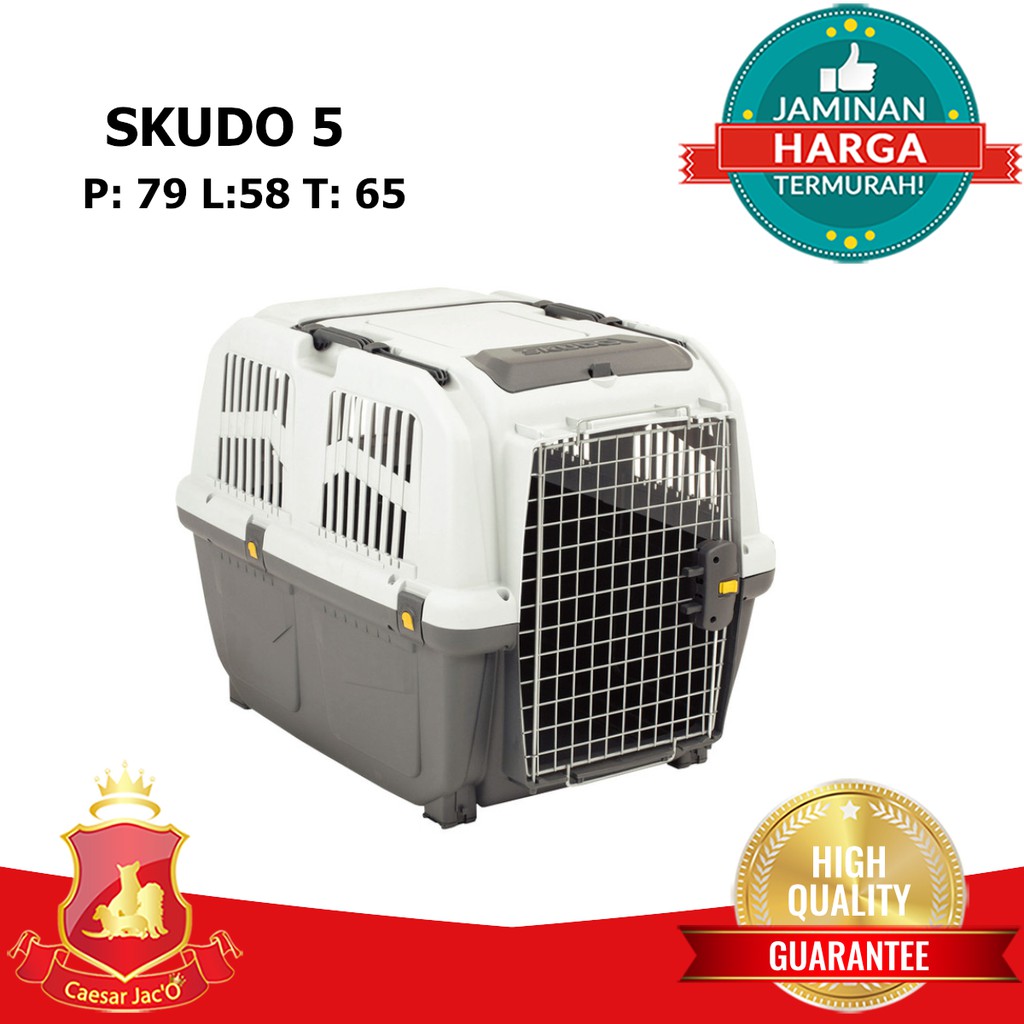 Pet Cargo Carrier Travel High Quality SKUDO 5 Hewan Anjing Kucing