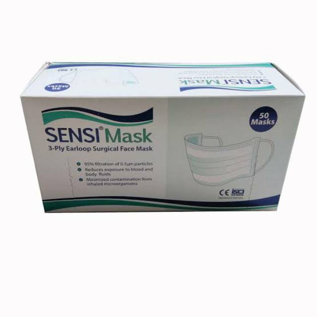 Masker Sensi Earloop Headloop Hijab 3 ply