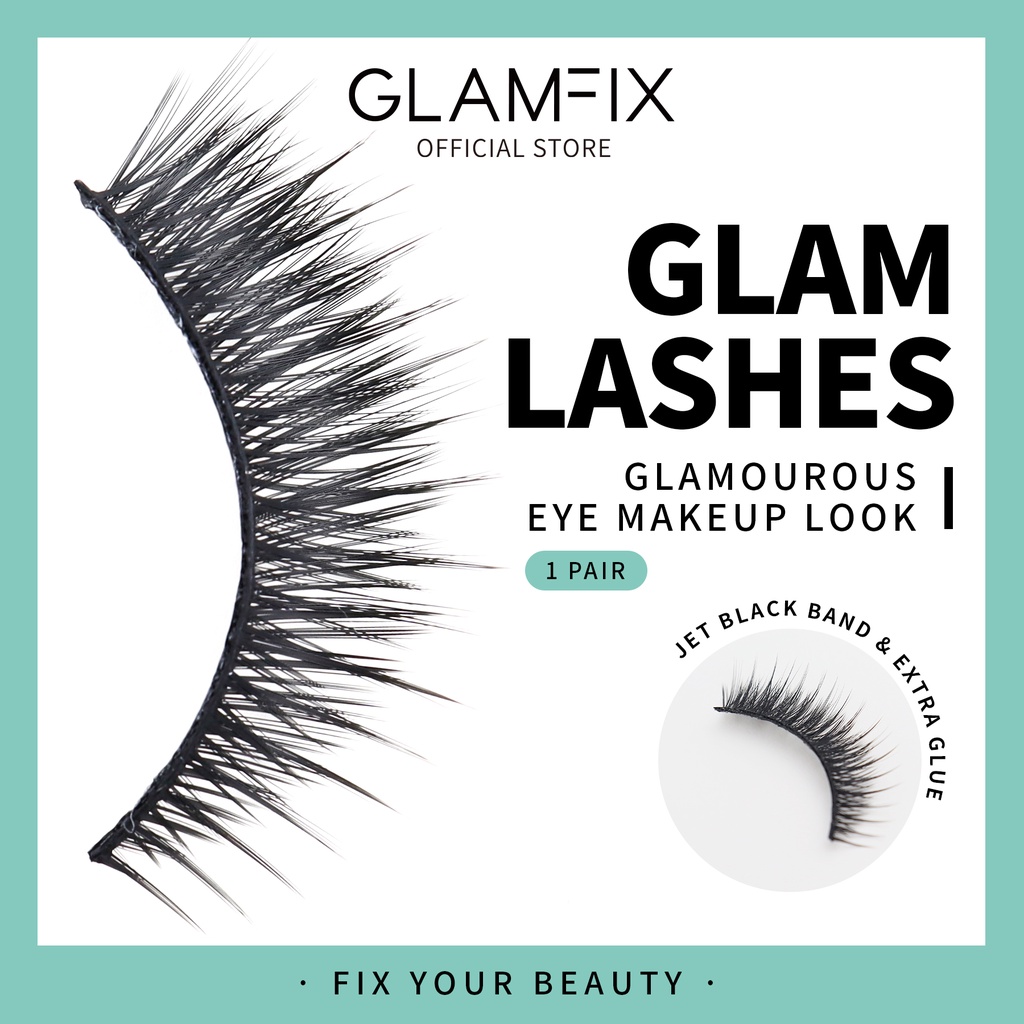 GLAMFIX Perfect Blink Lashes Bulu Mata Glam New _ Bulu Mata Palsu | GLAM FIX Alat Kecantikan Makeup by YOU