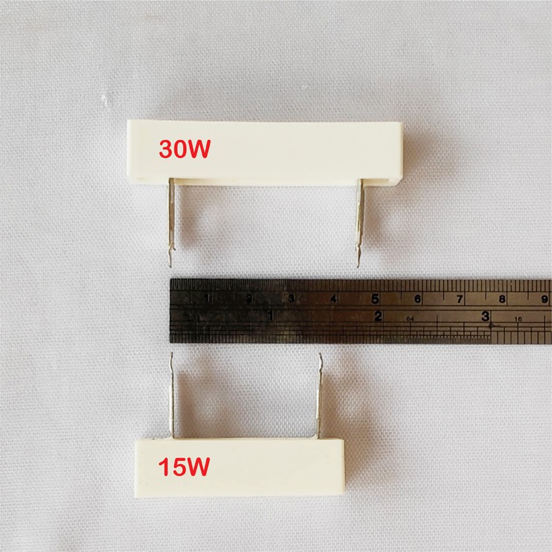 RESTAN BATU 30W RESISTOR 30W RESTAN KERAMIK SEMEN 12R 2R2 KAKI PELAT