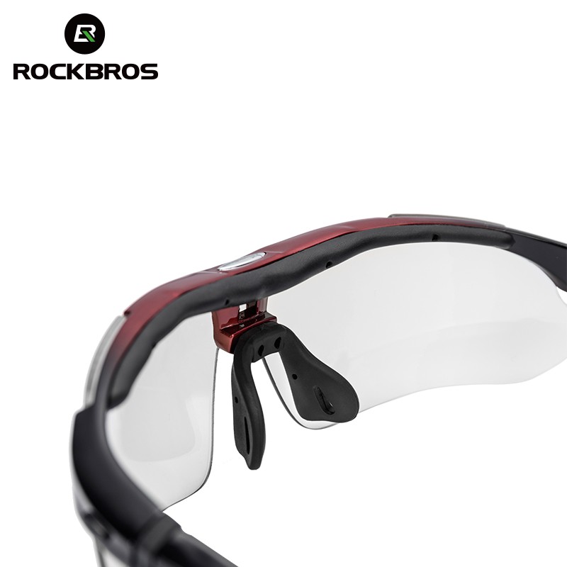 Rockbros Kacamata Sepeda Polarized dengan 5 Lensa Myopia - 0089 - Black