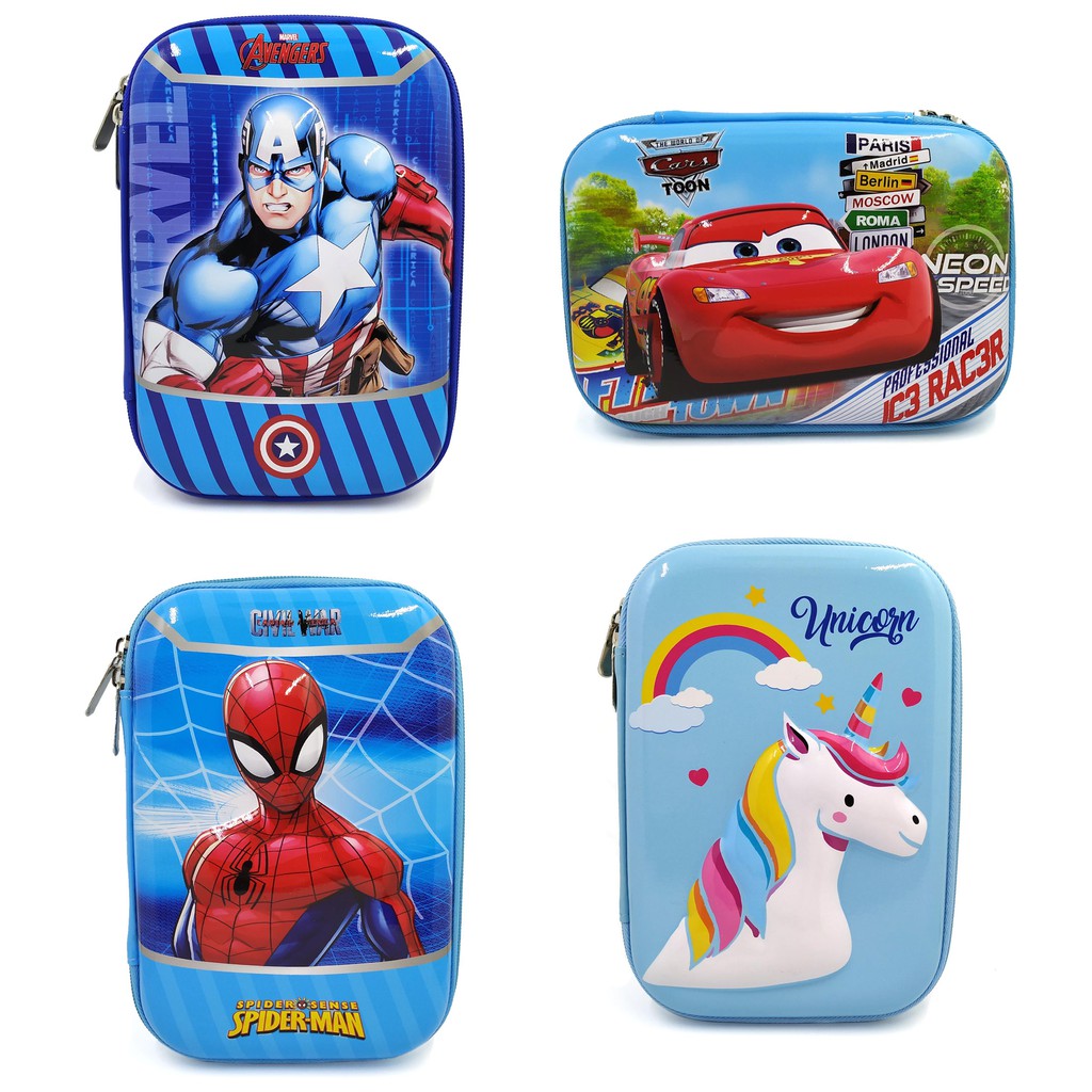 

Kotak Pensil B2089 Tempat Pencil Anak Superhero Unicorn Spiderman Cars