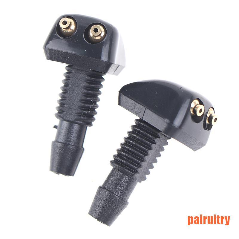 2 Pcs Nozzle Sprayer Wiper Kaca Depan Mobil Universal