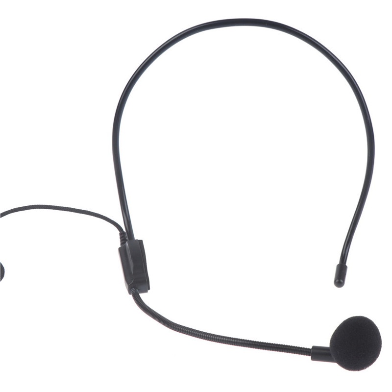 Headset Mikrofon Kepala 3.5mm Untuk Pidato