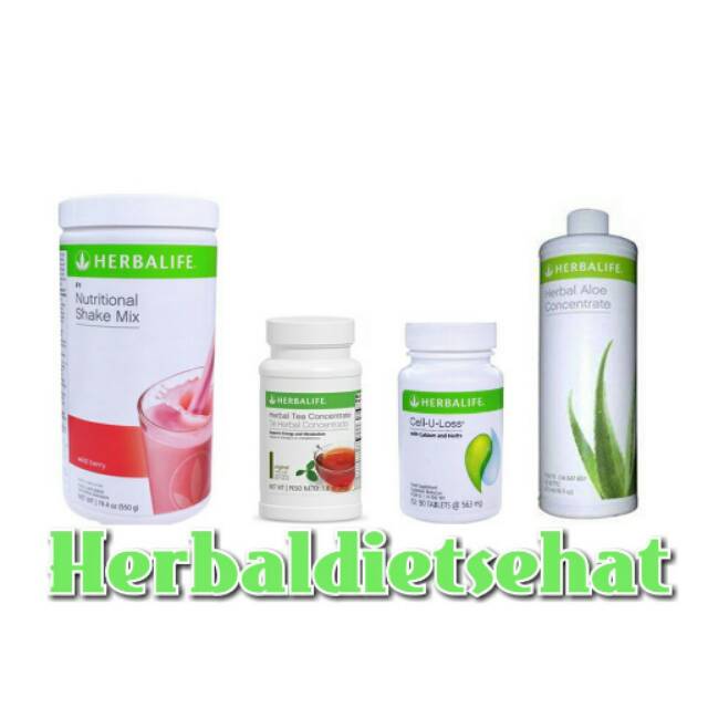 Herbalife Paket Shake Thermo Cellulos Aloevera