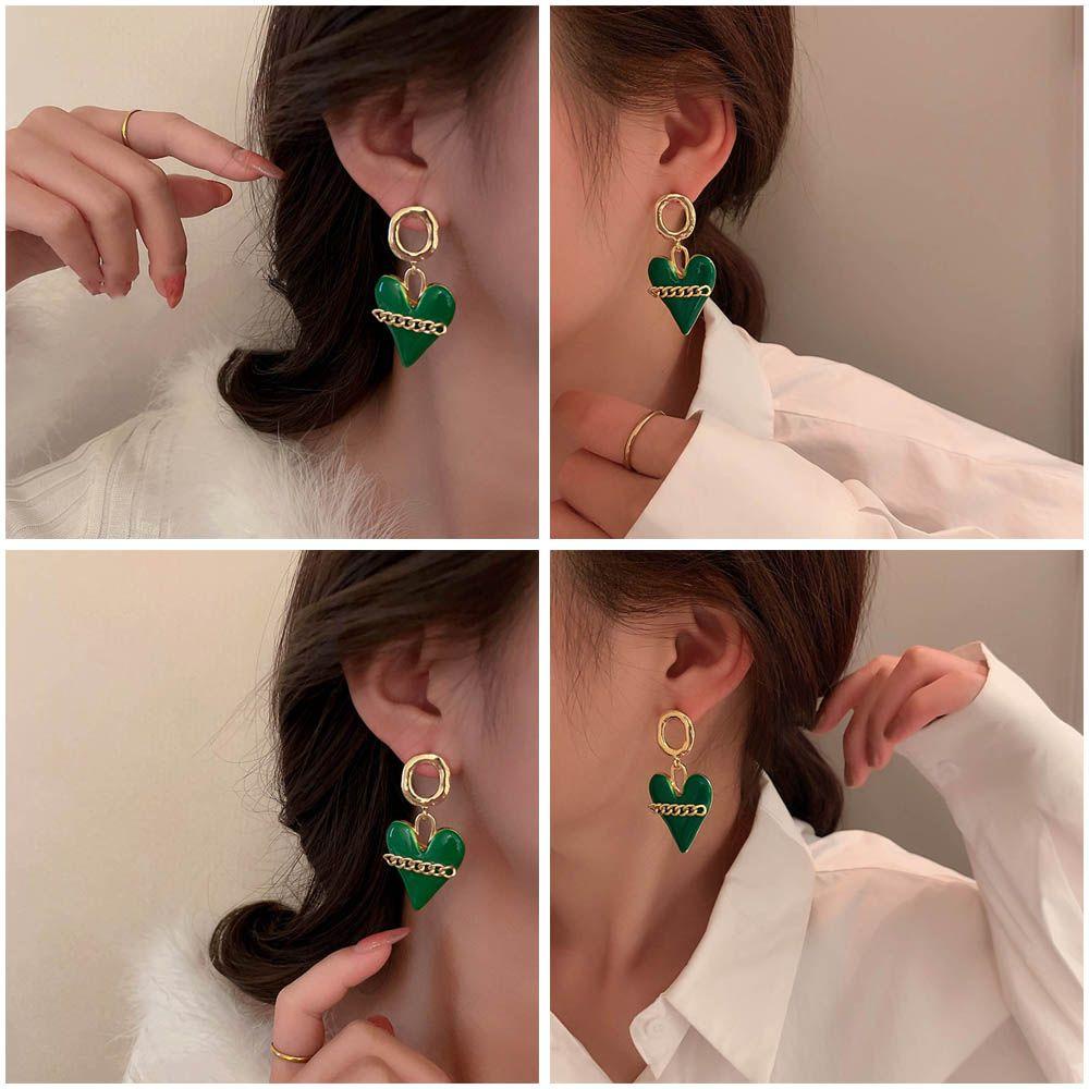 R-flower Stud Earrings Retro Kehidupan Sehari-Hari Anting Temperamen Mewah Untuk Wanita Drop Earrings Jewelry