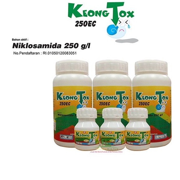 Keong Tox 250EC Obat Keong Sawah Moluskisida Racun Siput Sawah KeongTox 250 ec 100 ml