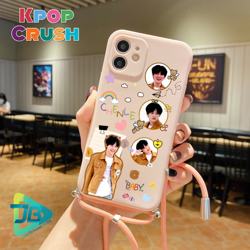 SOFTCASE SILIKON SLINGCASE TALI LANYARD STRAP PHONE MACARON PELINDUNG KAMERA KPOP CRUSH OPPO VIVO SAMSUNG XIAOMI REALME IPHONE ALL TYPE JB5531