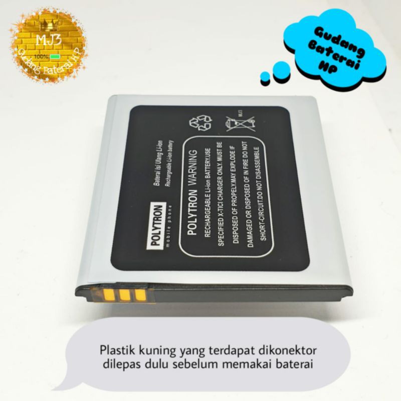 Baterai battery batre bat Polytron PL 6R5C Zap 5 4G 450 PL-6R5C PL6R5C