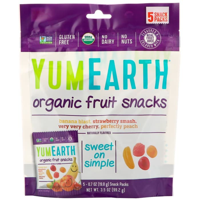 

Yumearth Organic Fruit Snacks/ Permen Organik/ Bebas Gluten