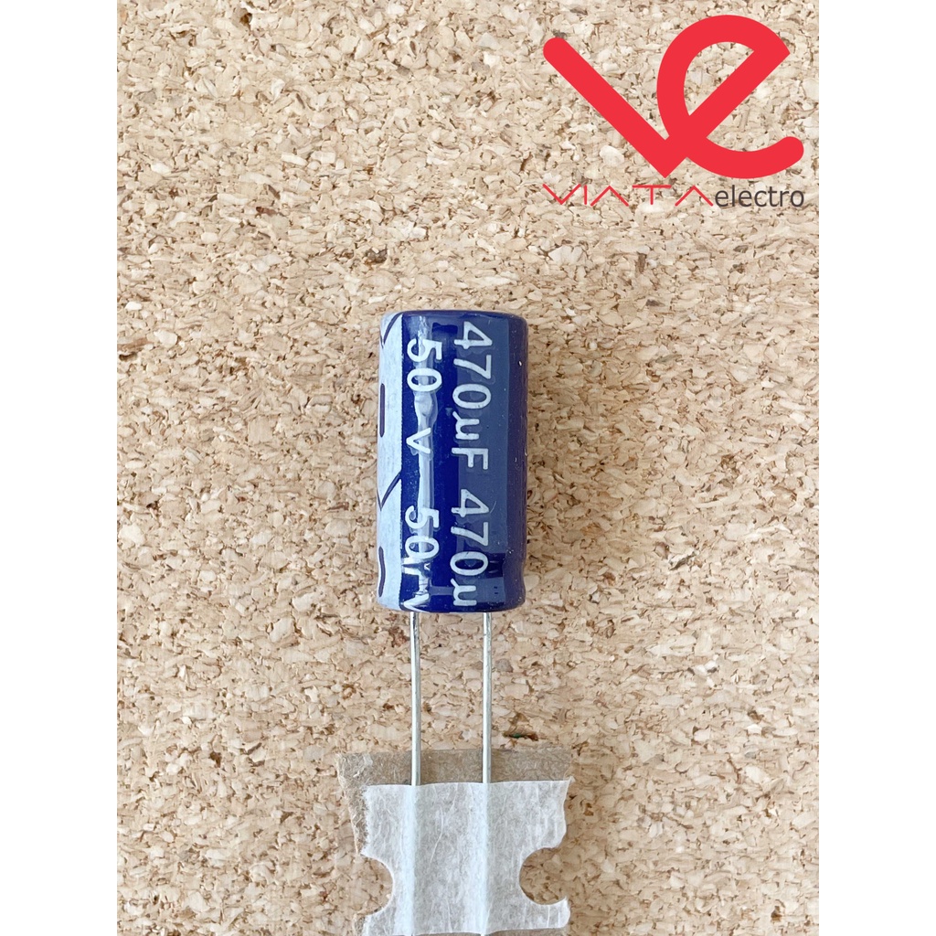 KAPASITOR ELCO 470UF 50V ROLL (1 BUAH) KAPASITOR CAPACITOR ELKO KAPASITOR 470 UF 50 V ROLL