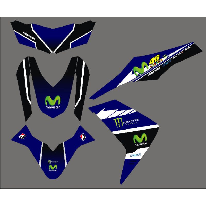 DEKAL sticker decal mio m3