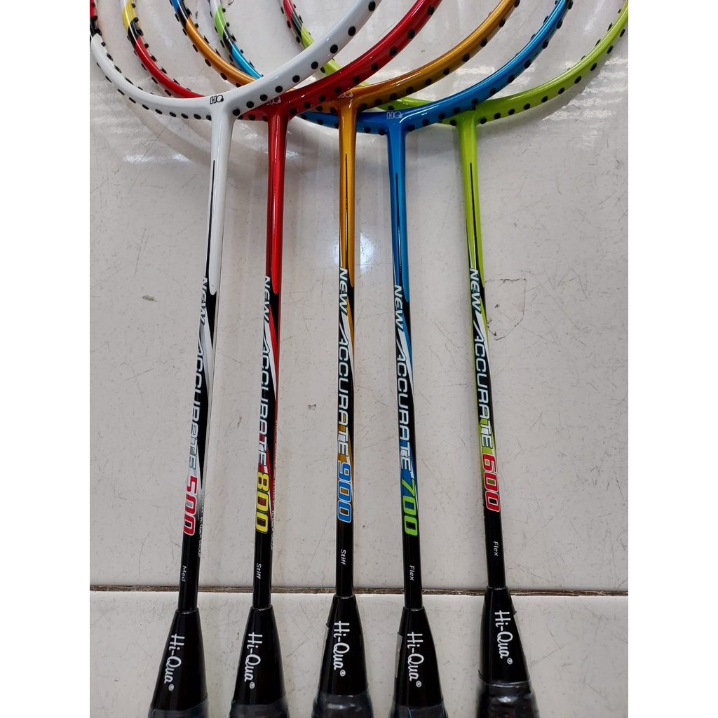 RAKET BULUTANGKIS HI-QUA NEW ACCURATE 500/ 600/700/800/900 ORIGINAL