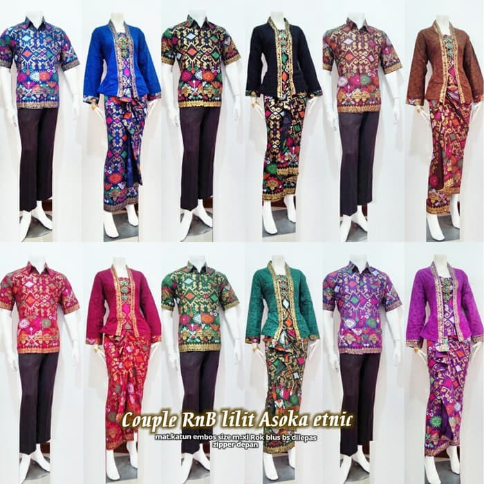 Best Item Batik Sarimbit / batik couple katun prada/ Batik Pasangan kode asoka