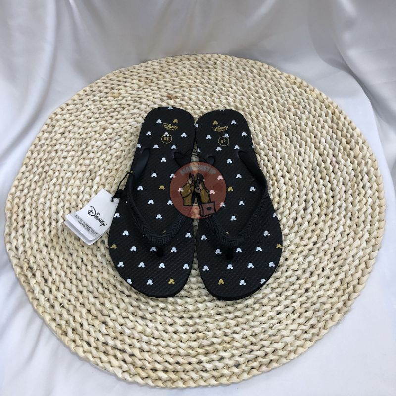 Sandal Jepit Rubi Shoes Mickey Black