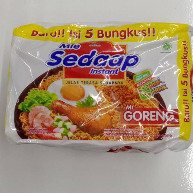 

MIE SEDAAP Goreng Pack 5's