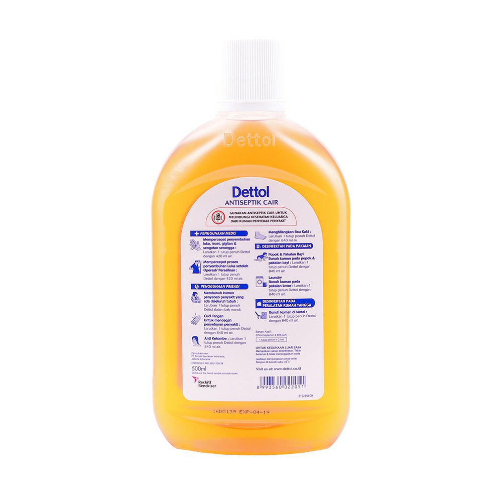 DETTOL Antiseptik Liquid 95ml [ORIGINAL]