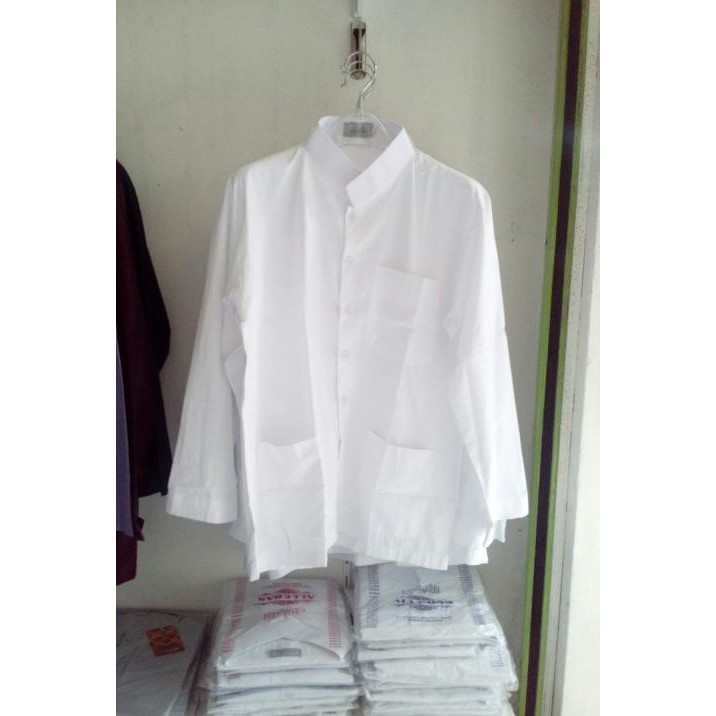 Baju koko habaib polos putih Limited